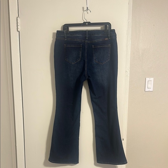 1822 Denim Flare Wide Leg Blue Jeans - Picture 5 of 7